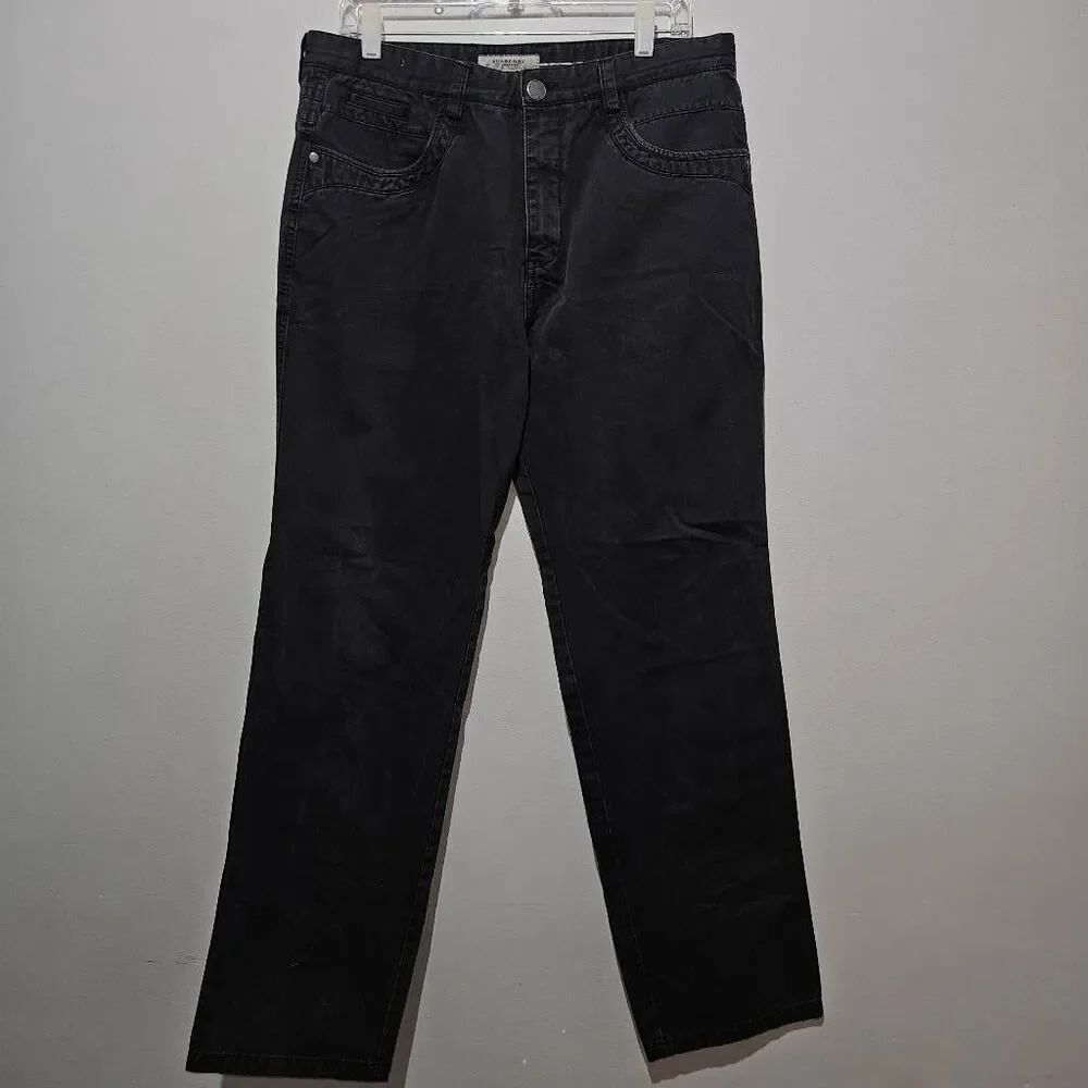 Burberry London Black Denim Jeans 36x40